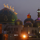A mosque in Baghdad decorated by U.S. troops.